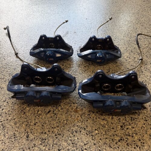 OEM M3/M4 Blue Calipers with Racing Brake Piston Upgrade