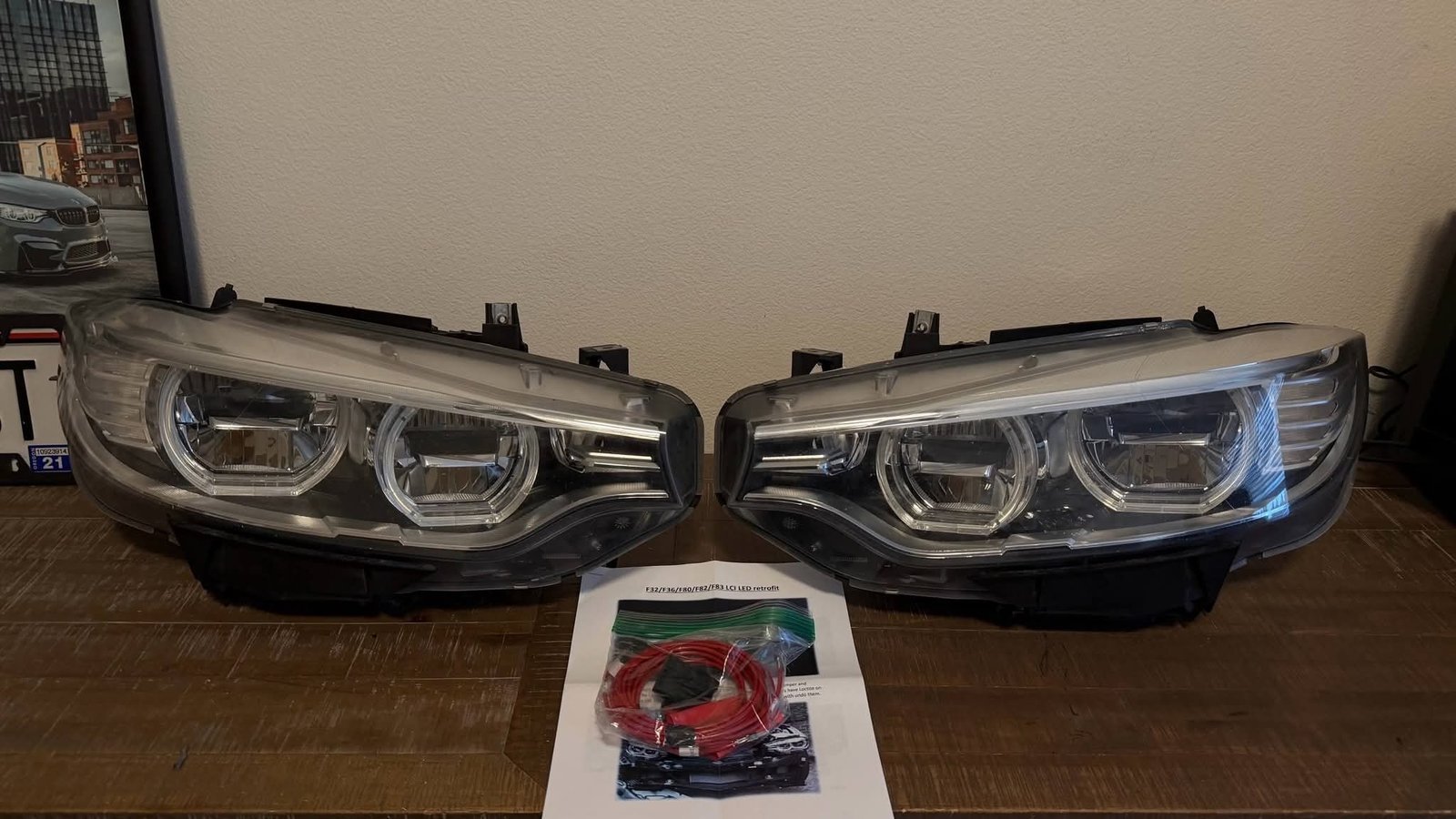Adaptive LED Headlights w/ Wiring