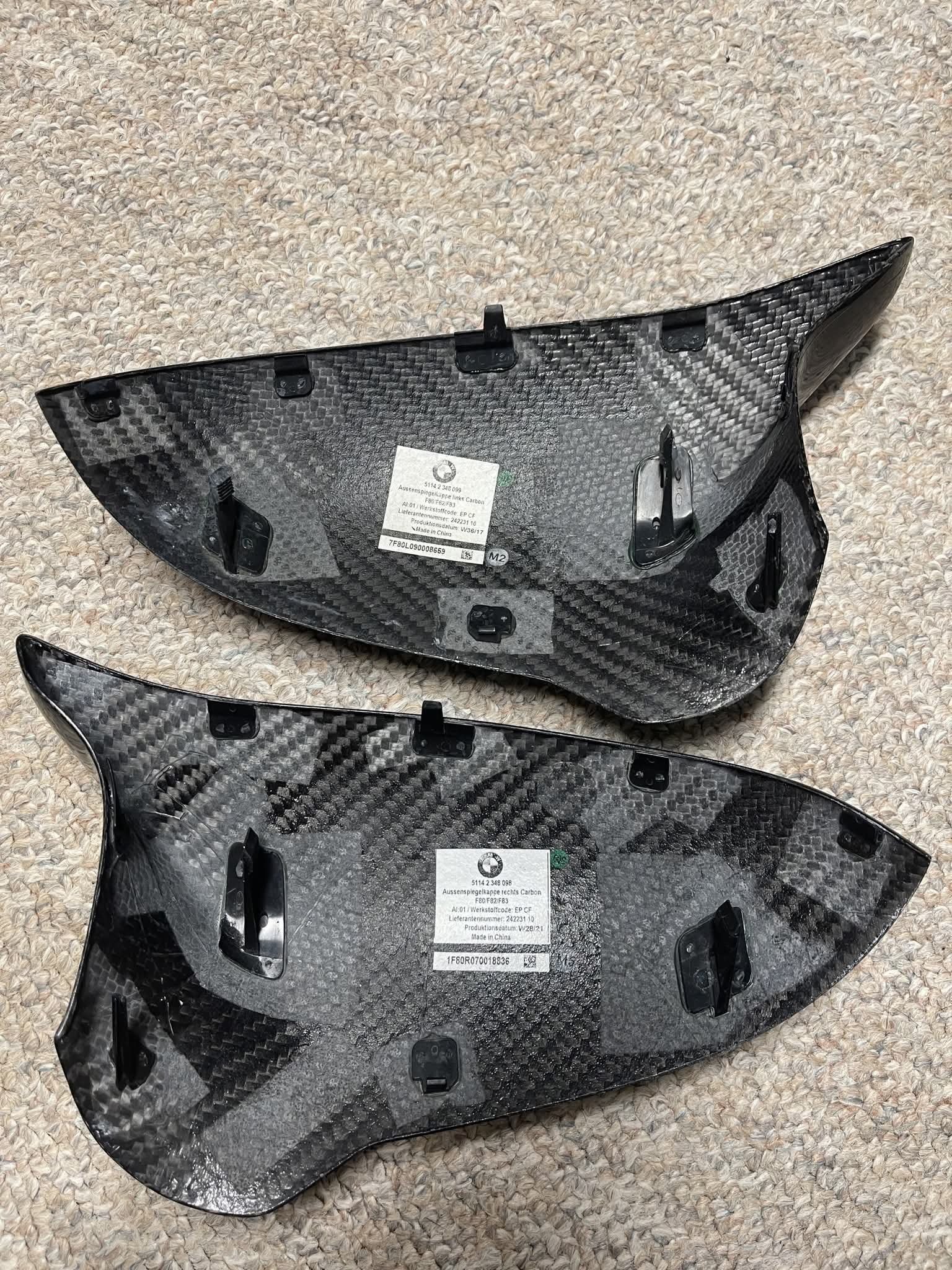 M Performance carbon fiber mirror caps - Image 2