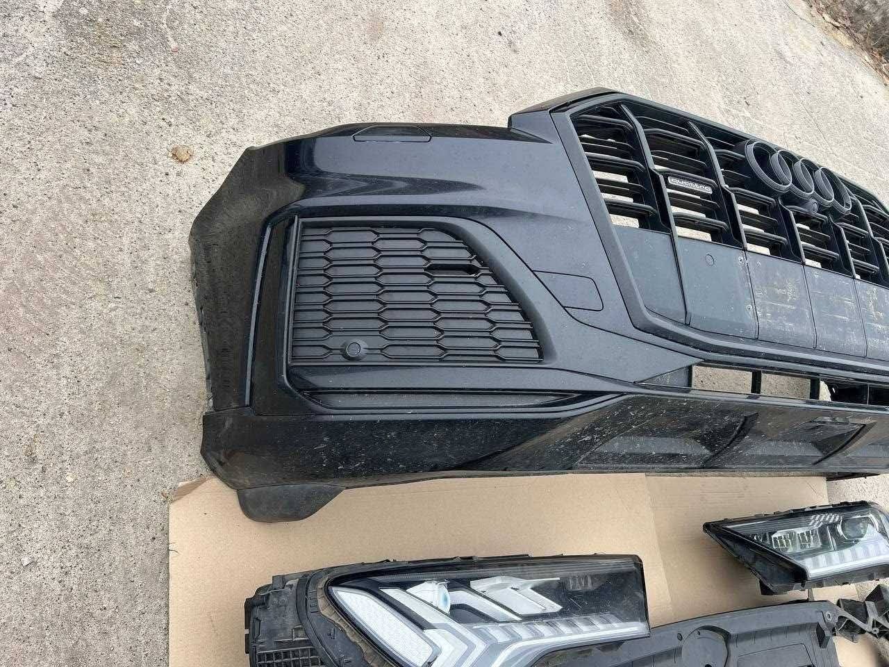 Bumper Audi Q7 4m0 Headlights Audi ku7 4m0 Headlight Grille Taillights Sline Sline $2,600 - Image 2