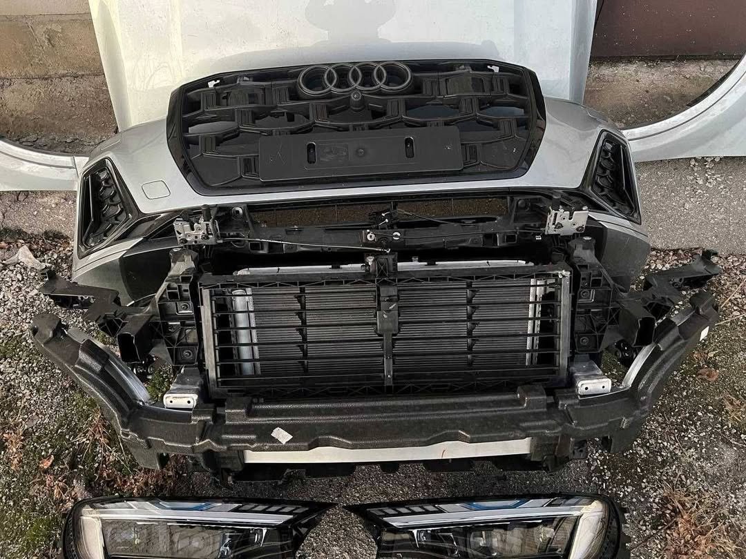 Bumper Audi Q7 4M0 Headlights Audi q7 4m Panel Wings Radiators Headlight Hood