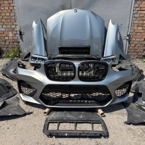 Front BMW X3M F97 hood wings bumper color A72