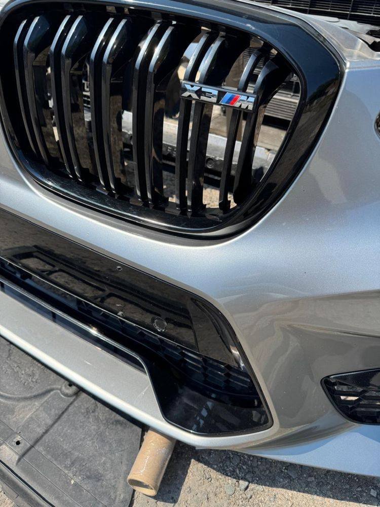 Front BMW X3M F97 hood wings bumper color A72 - Image 4