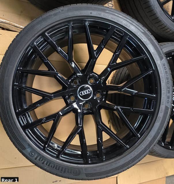 Genuine Audi R8 4S Gen 2 20" Black Optic Wheels – Full Set - Image 4