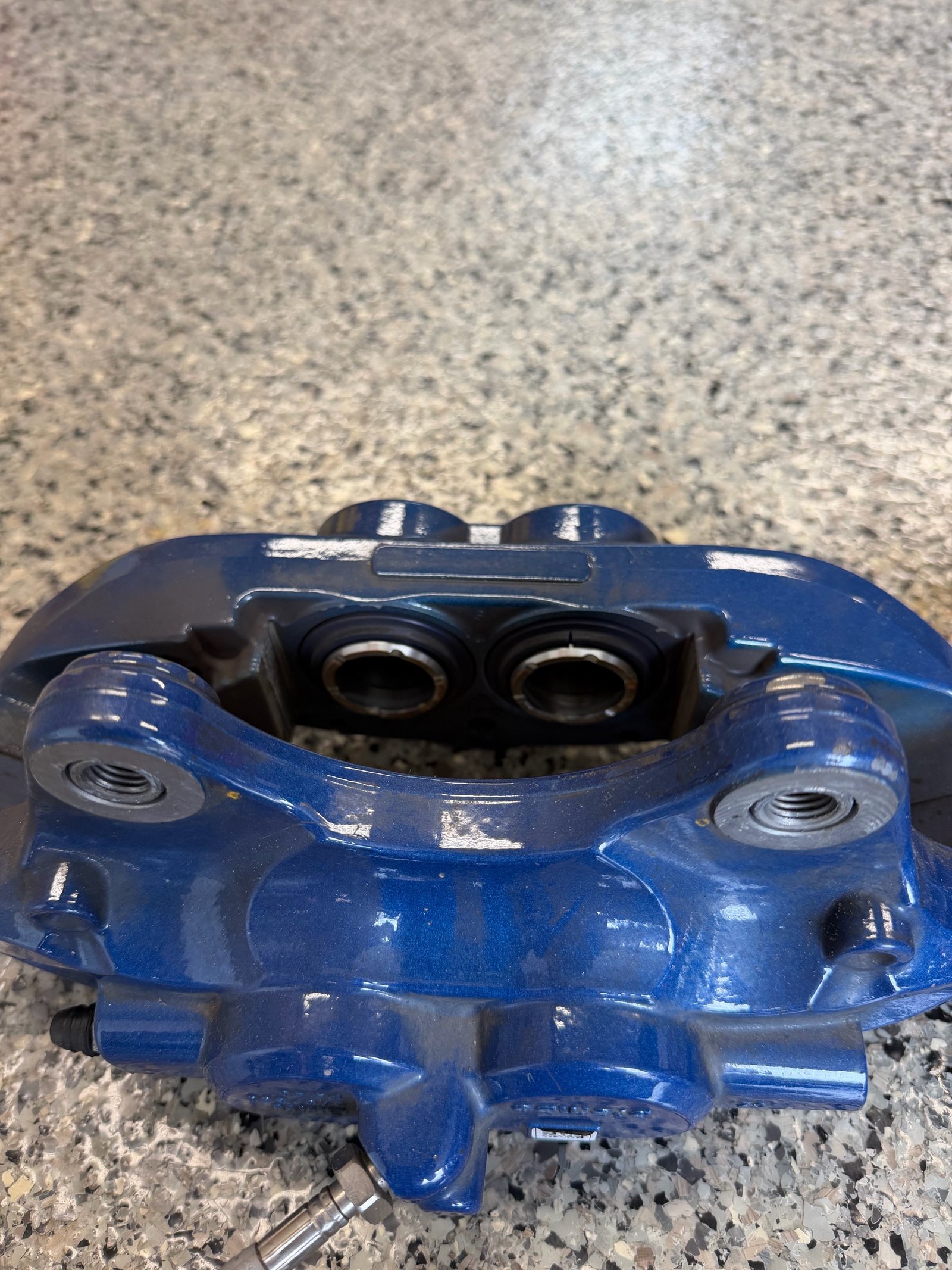 OEM M3/M4 Blue Calipers with Racing Brake Piston Upgrade - Image 2