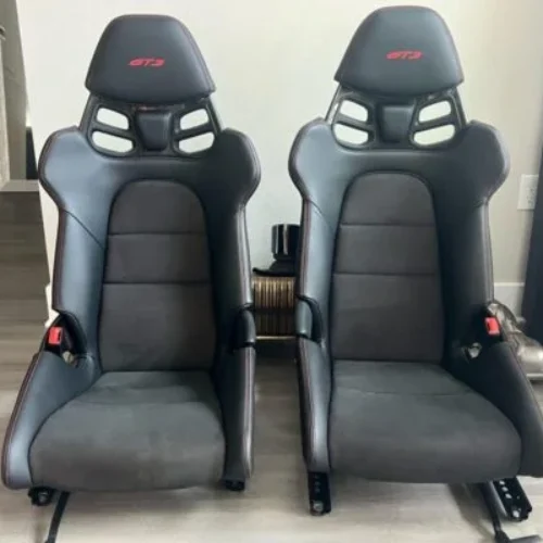 Porsche 911 GT3 OEM Lightweight Bucket Seats (LWB) — CFRP Carbon Shell | Pair | 997 / 991 / 992