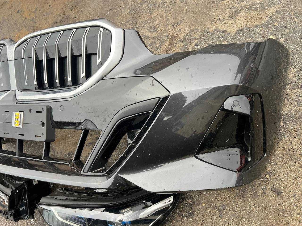 Bumper BMW 5 G60 Headlights Headlight BMW 5 G60 grille headlights LED lights Blinds - Image 4