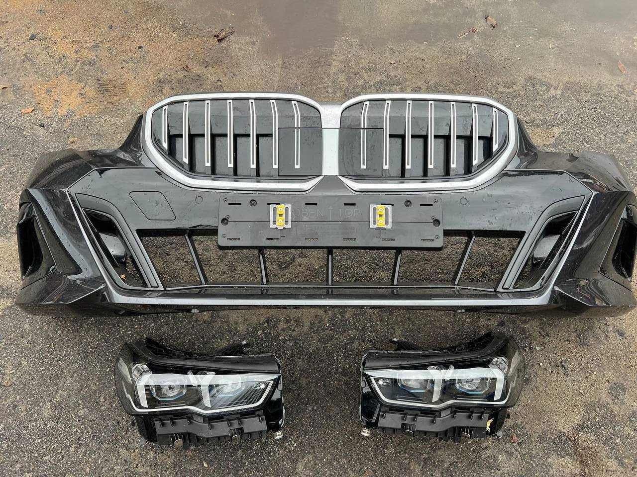 Bumper BMW 5 G60 Headlights Headlight BMW 5 G60 grille headlights LED lights Blinds